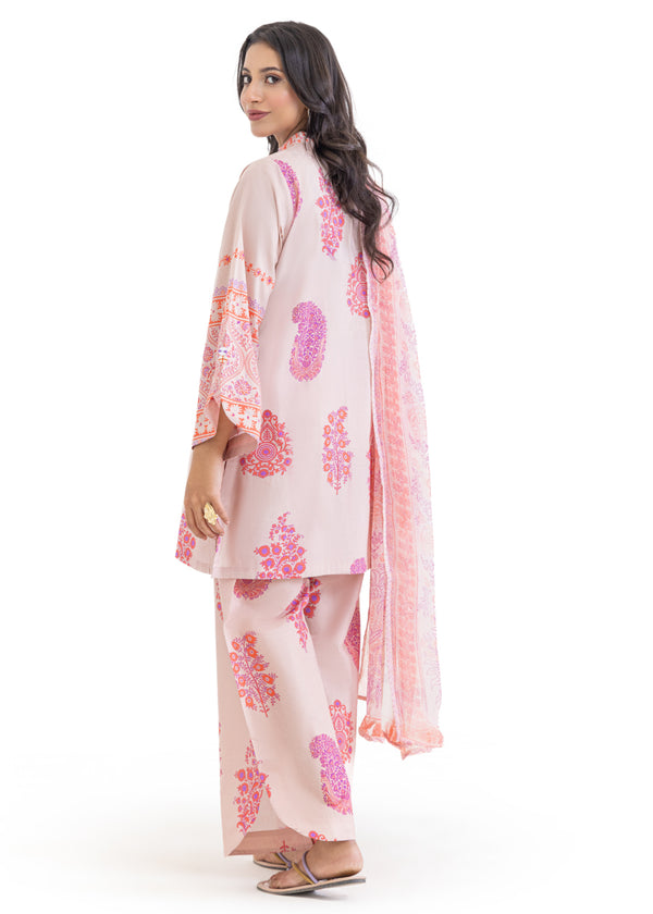 L-Pink-Lawn-3 Piece (WP3PPBS26B1F42)