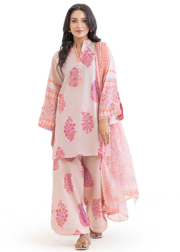 L-Pink-Lawn-3 Piece (WP3PPBS26B1F42)
