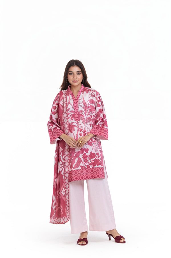 B-Pink-Dobby-Lawn-3 Piece (WP3PPBS26B1F53)