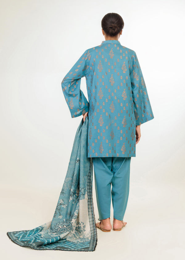 Blue-Jacquard-3 Piece (WP3PPBW25B11D18)