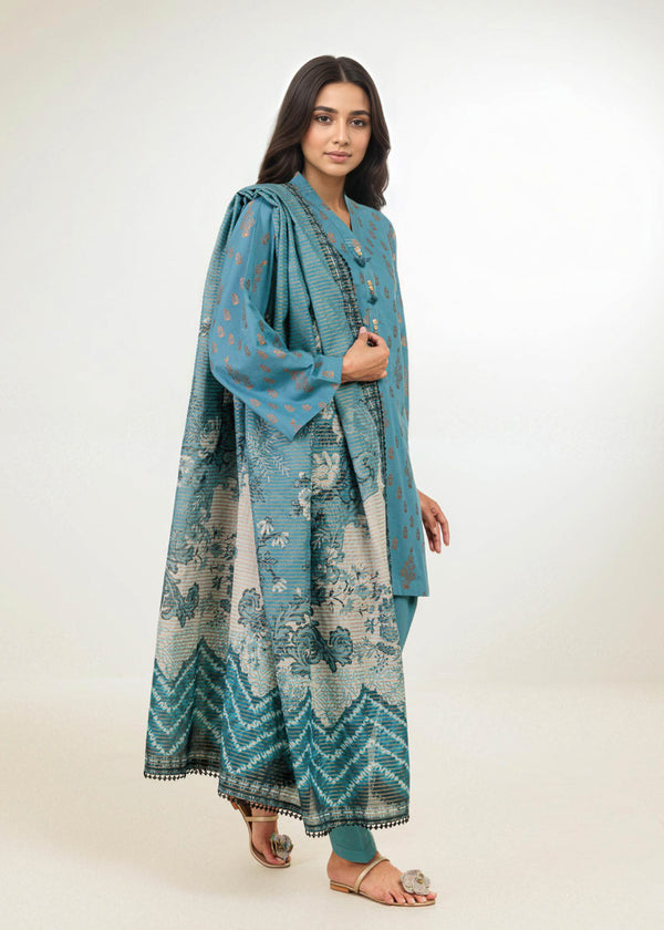 Blue-Jacquard-3 Piece (WP3PPBW25B11D18)