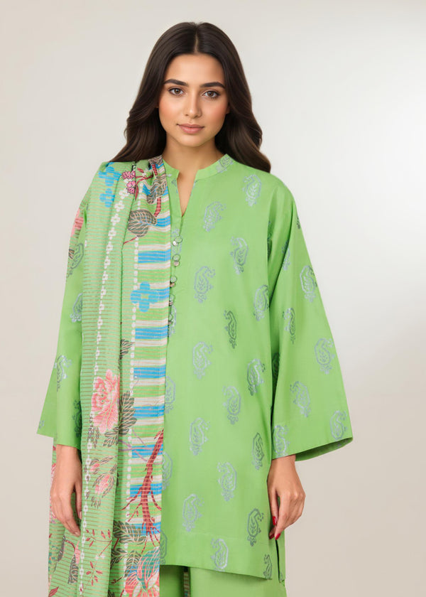 Green-Jacquard-3 Piece (WP3PPBW25B11D19)