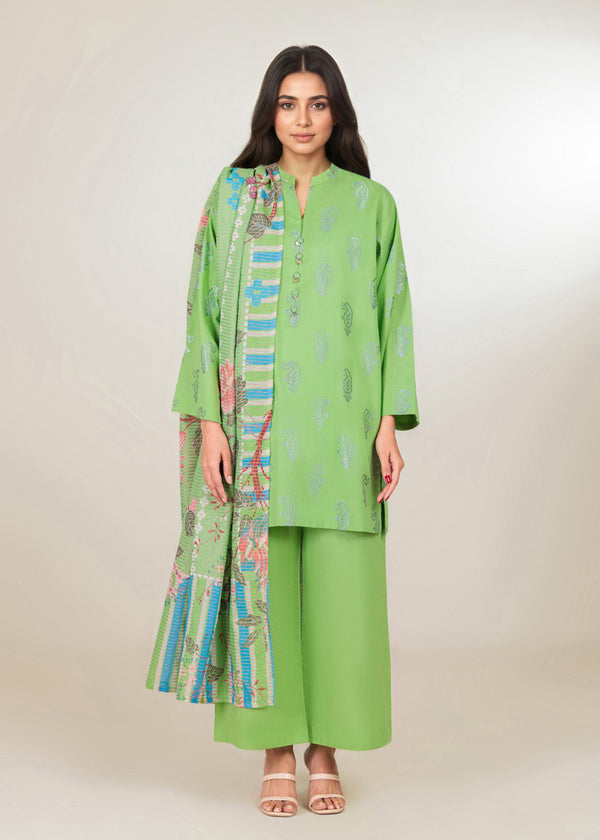 Green-Jacquard-3 Piece (WP3PPBW25B11D19)