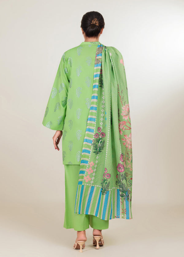 Green-Jacquard-3 Piece (WP3PPBW25B11D19)