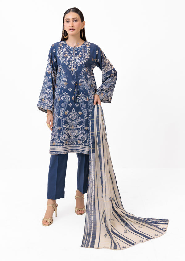 Blue-Jacquard-3 Piece (WP3PPSS25ZA7)
