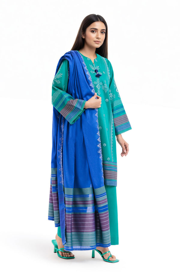 Green-Jacquard-3 Piece (WP3PSBS26B1F22)