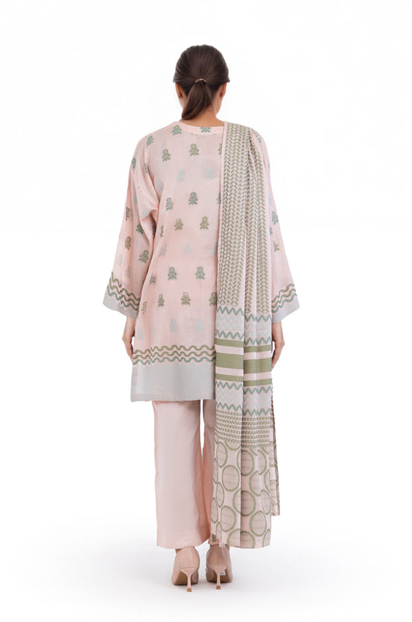 Apricot-Jacquard-3 Piece (WP3PSBS26B1F25)