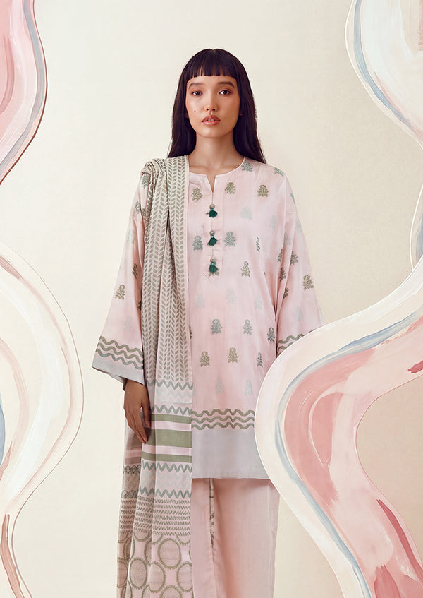 Apricot-Jacquard-3 Piece (WP3PSBS26B1F25)