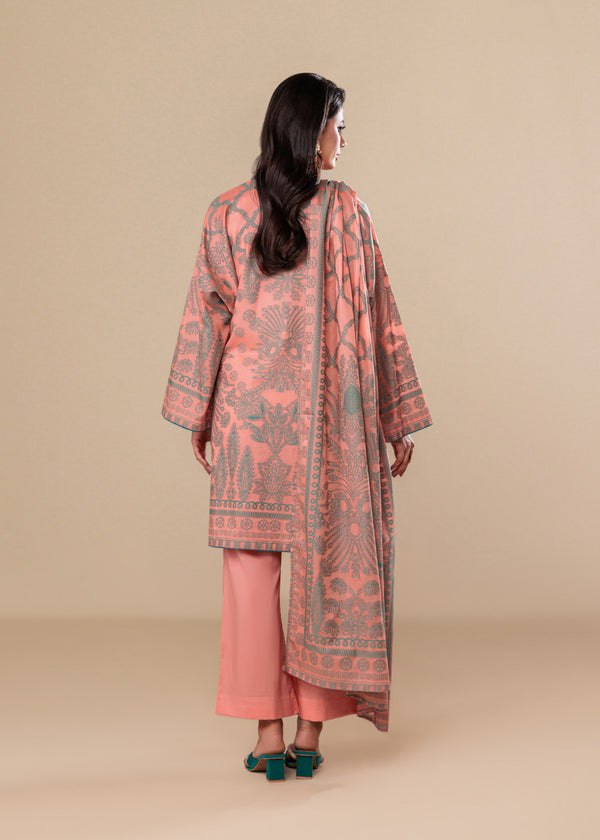 Peach-Jacquard-3 Piece (WP3PSBS26B2M28)