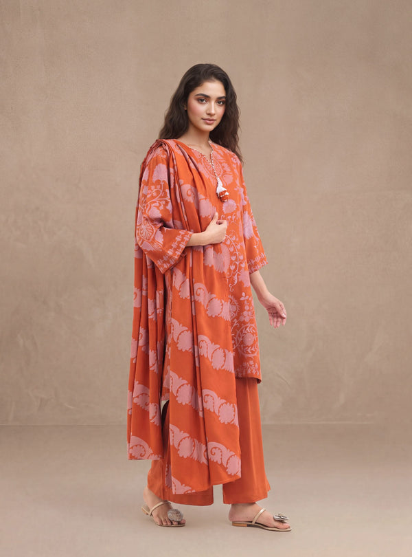 Rust-Jacquard-3 Piece (WP3PSBW25B10N50)