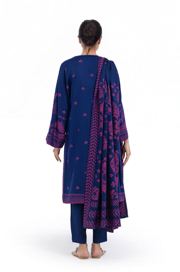 Blue-Jacquard-3 Piece (WP3PSBW25B10N52)