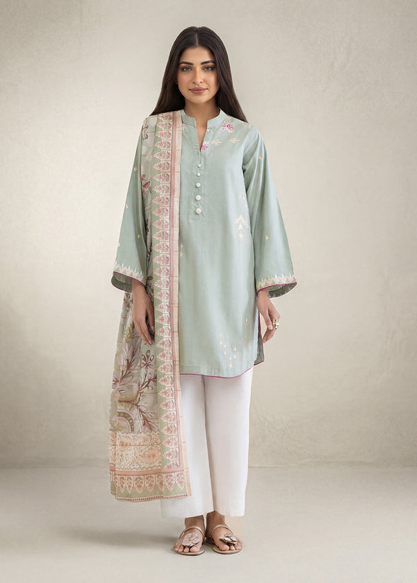 L-Mint-Jacquard-3 Piece (WP3PSBW25B9O46)