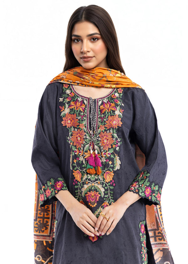 Black-Jacquard-3 Piece (WP3PSBW25B9O49)