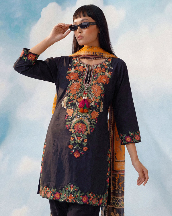 Black-Jacquard-3 Piece (WP3PSBW25B9O49)