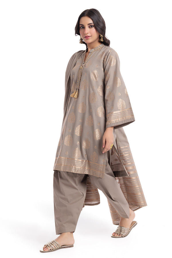Grey-Jacquard-3 Piece (WP3PSBW25B9O50)