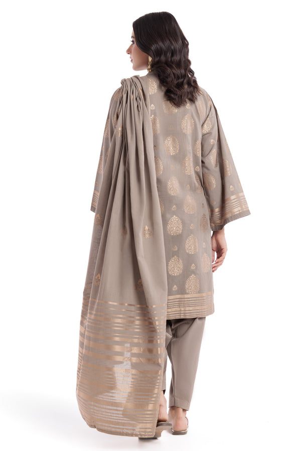Grey-Jacquard-3 Piece (WP3PSBW25B9O50)