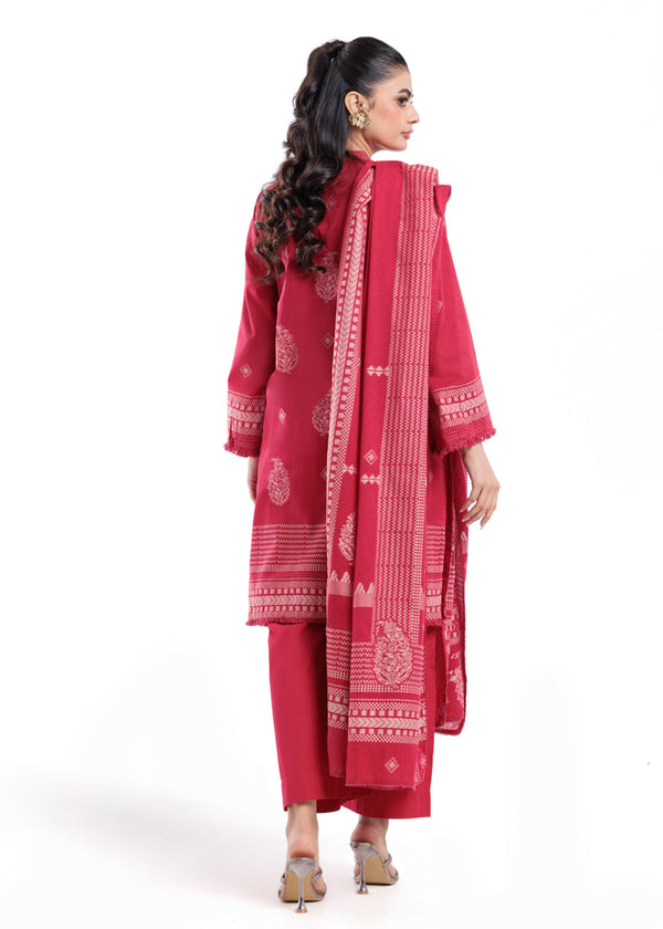 T-Red-Jacquard-3 Piece (WP3PSBW25B9O51)