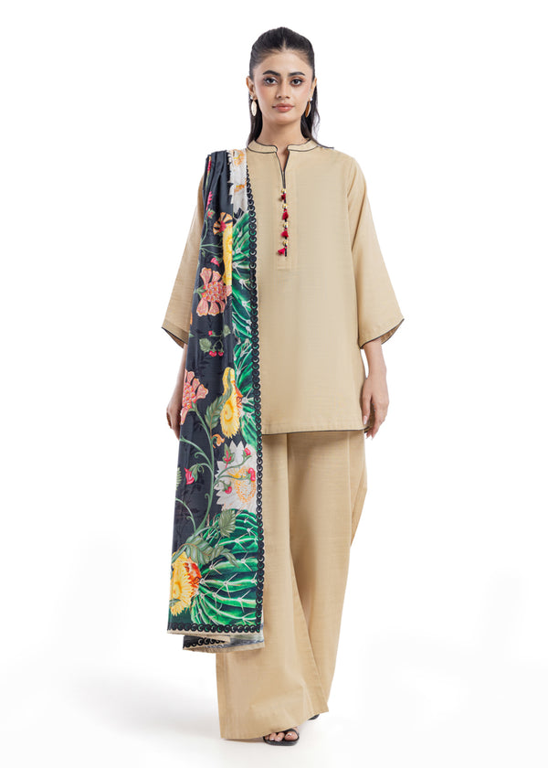 CREAM-KHADDAR-3 PIECE (WP3PSBW25HR10N12)