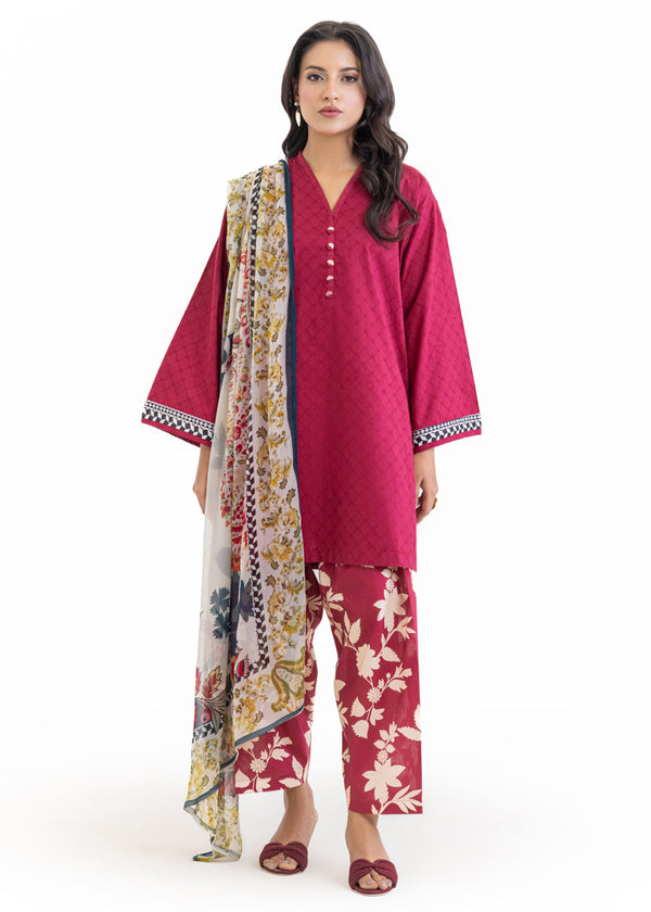 Maroon-Dobby-3 Piece (WP3PSBW25HR9O15)