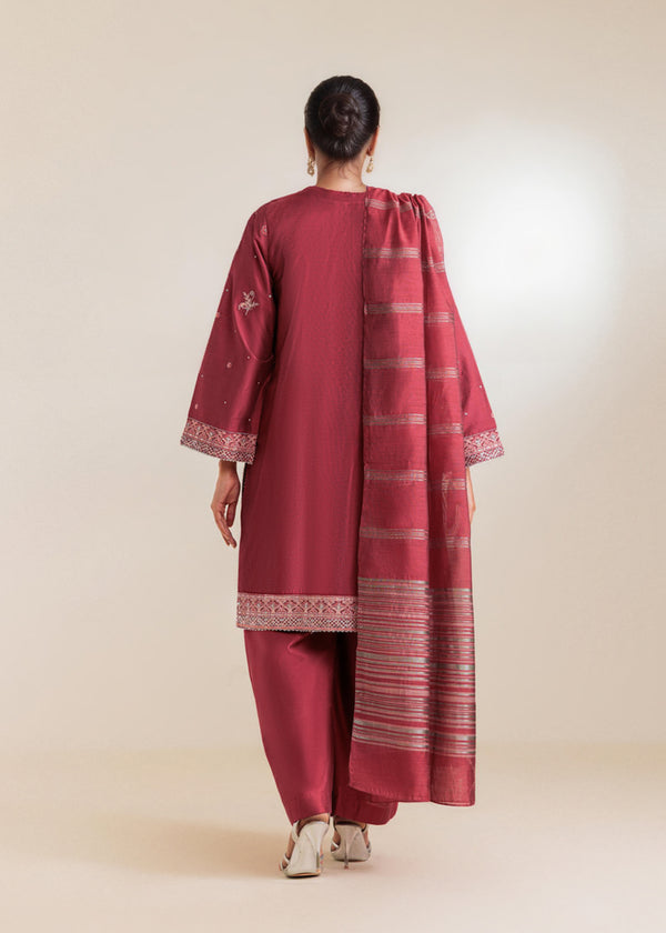 Pink-Cotton-3 Piece (WP3PSFS26F2M7)