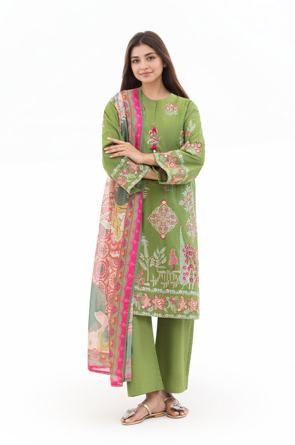 L-Green-Dyed-Slub-3 Piece (WP3PSSW25S1J4)