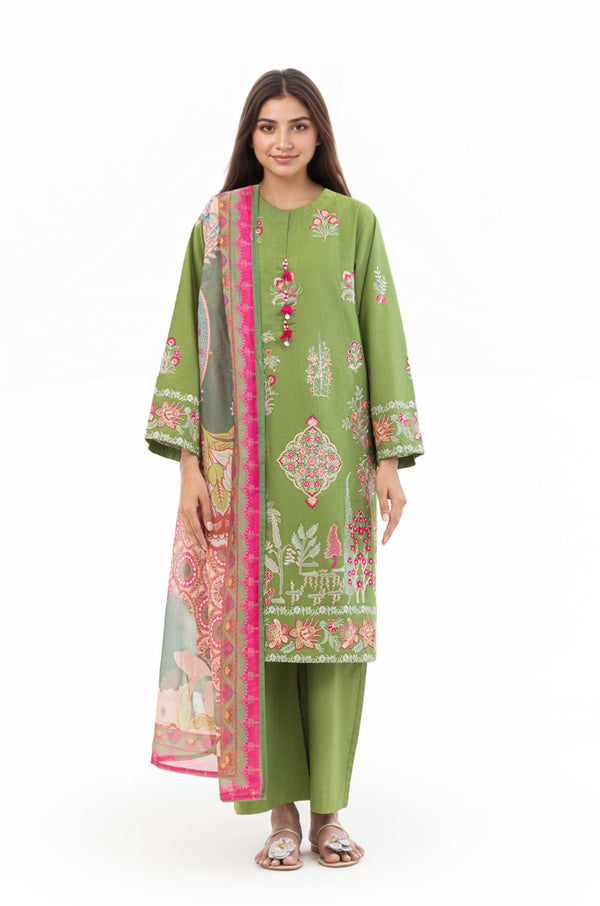 L-Green-Dyed-Slub-3 Piece (WP3PSSW25S1J4)