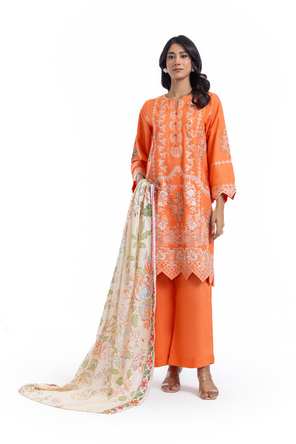 Orange-Jacquard-3 Piece (WP3PSSW25S9O12)