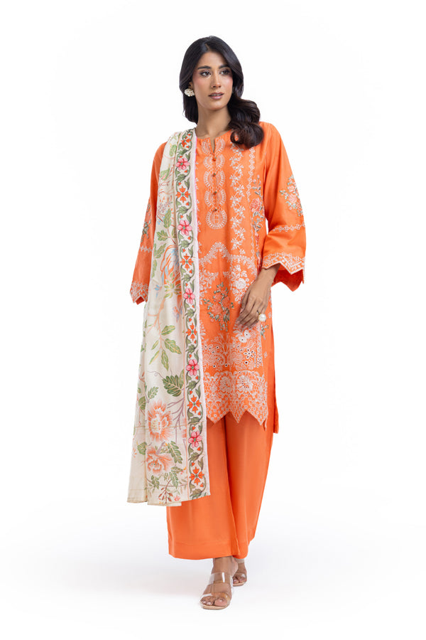 Orange-Jacquard-3 Piece (WP3PSSW25S9O12)