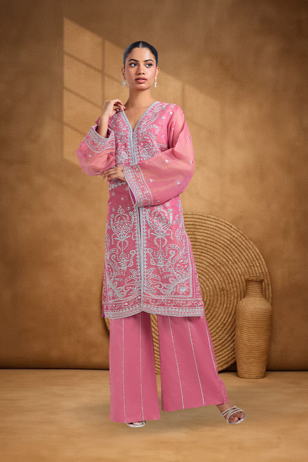 Pink-Fancy Zari-2 Piece (WPS252FE3041)