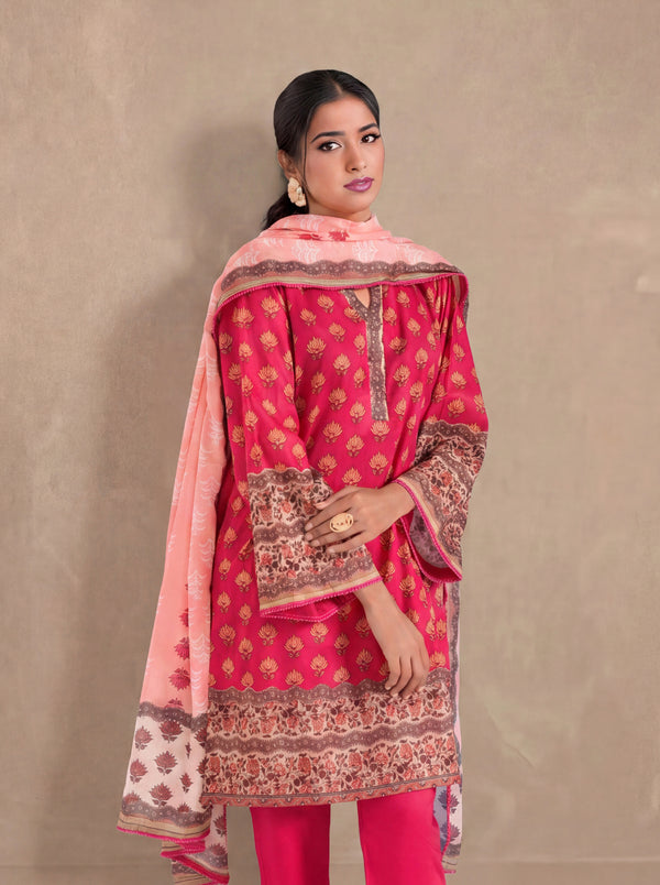 D-Pink-Lawn-3 Piece (WPS25P3098)