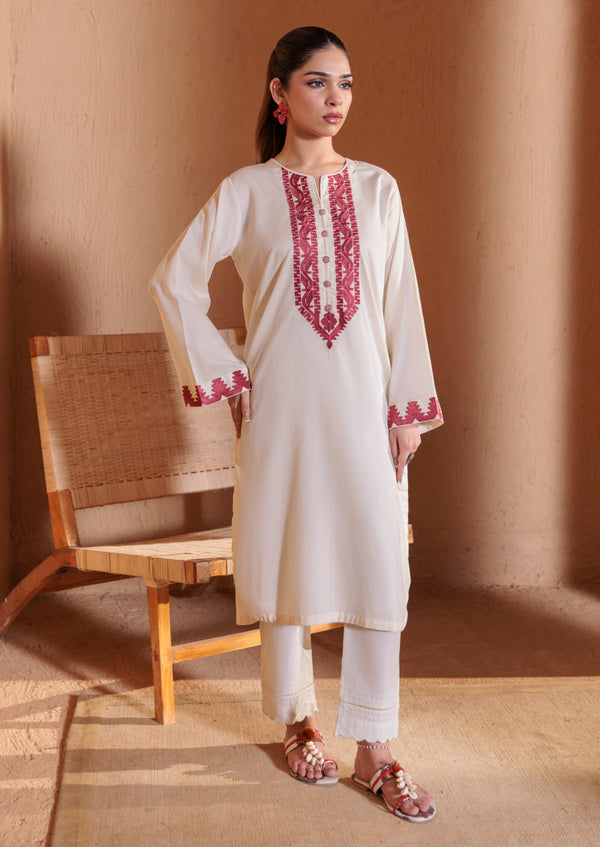 Cream-Jacquard-1 Piece (WPS25DE1002)