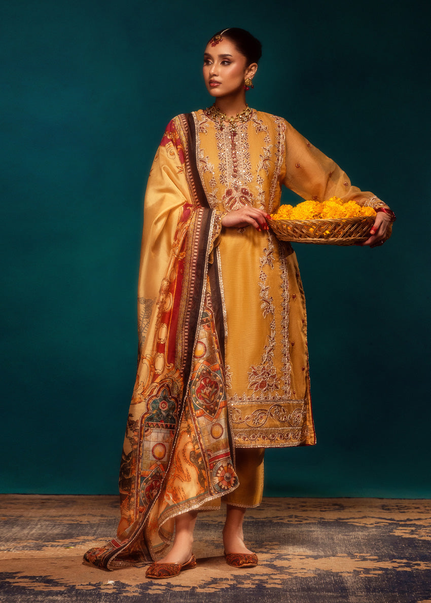 Bonanza Satrangi Mustard-Dyed-3 Piece (WPS25FE3010), view 1