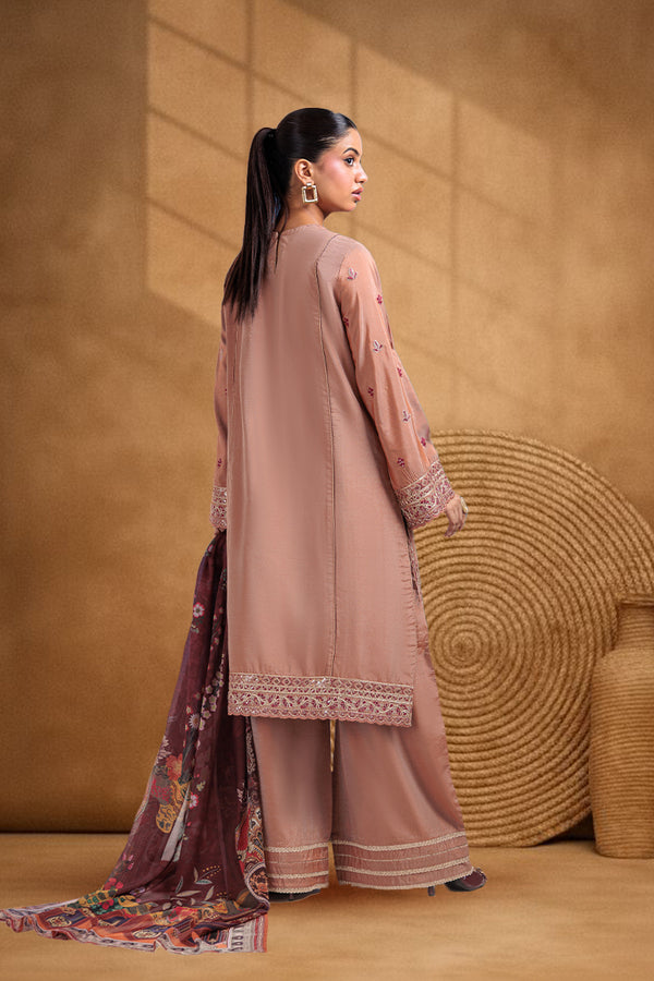 Brown-Cotton Silk-3 Piece (WPS25FE3025)