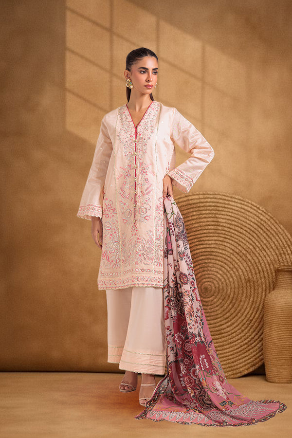 Peach-Cotton Net-3 Piece (WPS25FE3046)