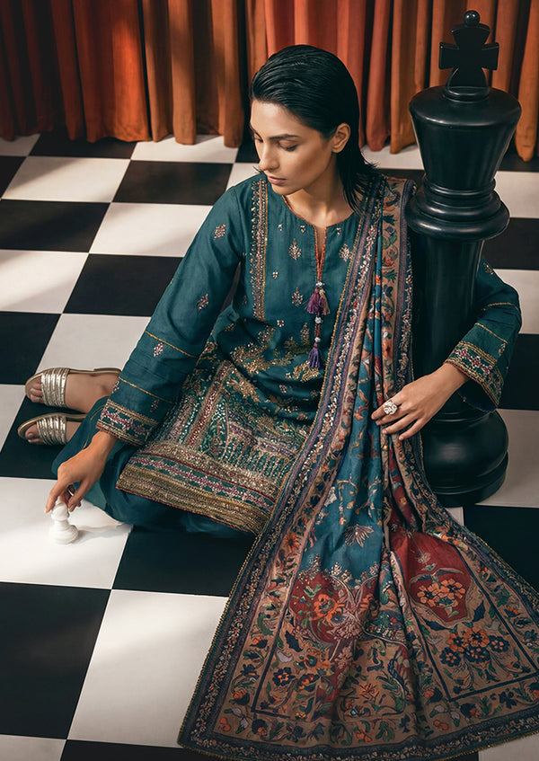 Green-Cotton-Silk-3 Piece (WPS25FE3053)