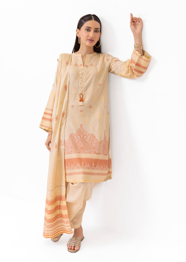 Beige-Jacquard-3 Piece (WPS25JD3002)