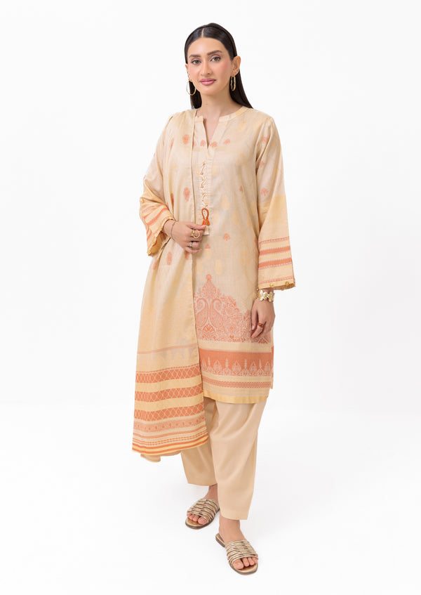 Beige-Jacquard-3 Piece (WPS25JD3002)
