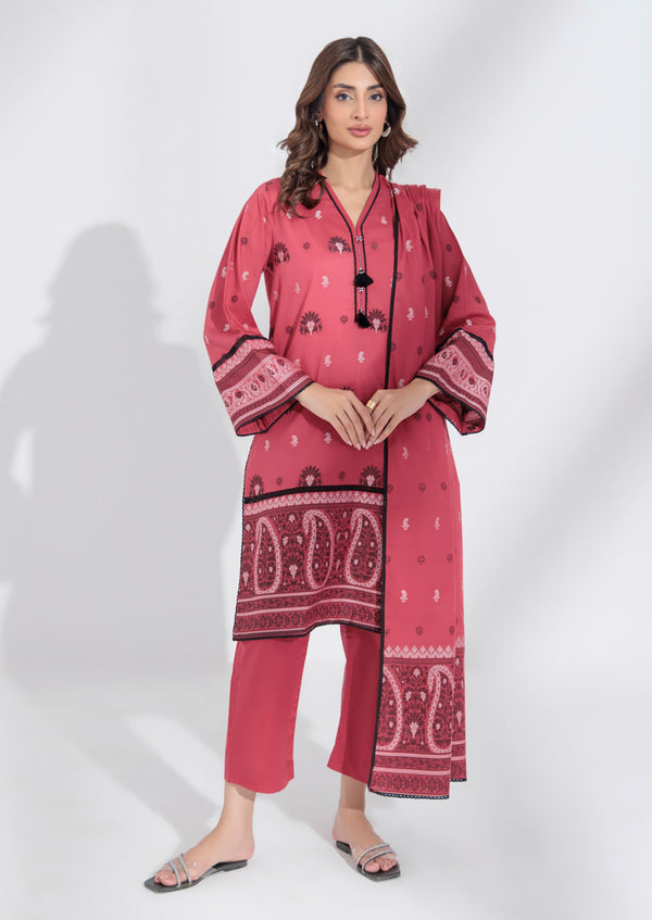 Red-Jacquard-3 Piece (WPS25JD3015)