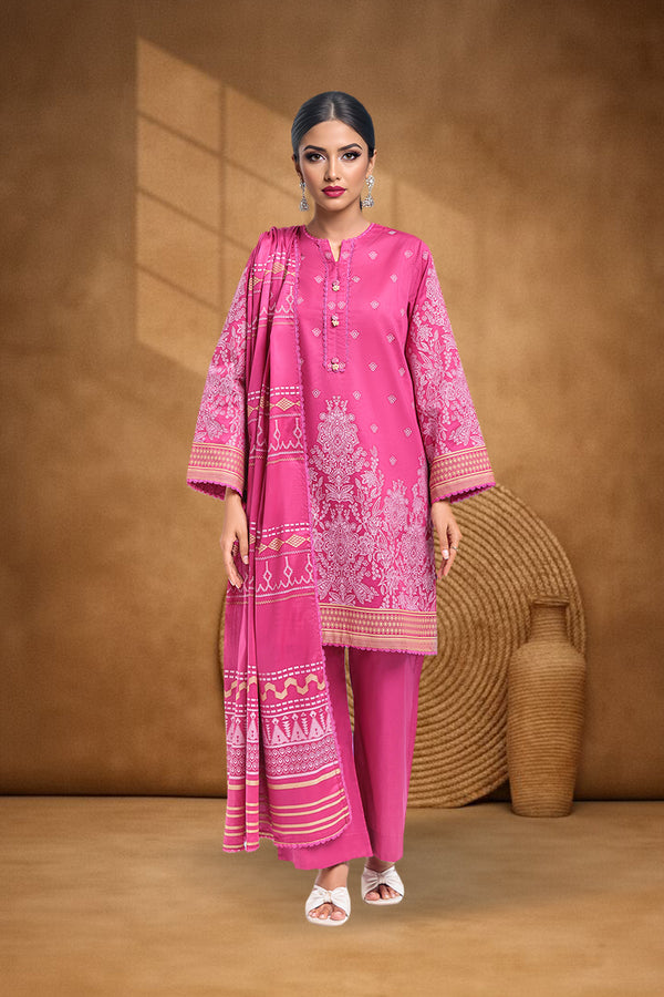 Pink-Jacquard-3 Piece (WPS25JD3064)