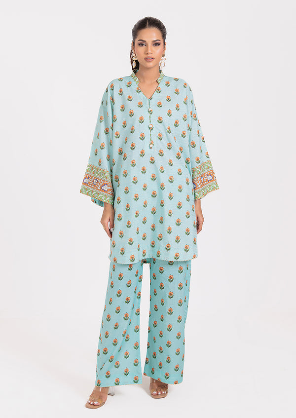 L-Blue-Jacquard-1 Piece (WPS25P1P054)