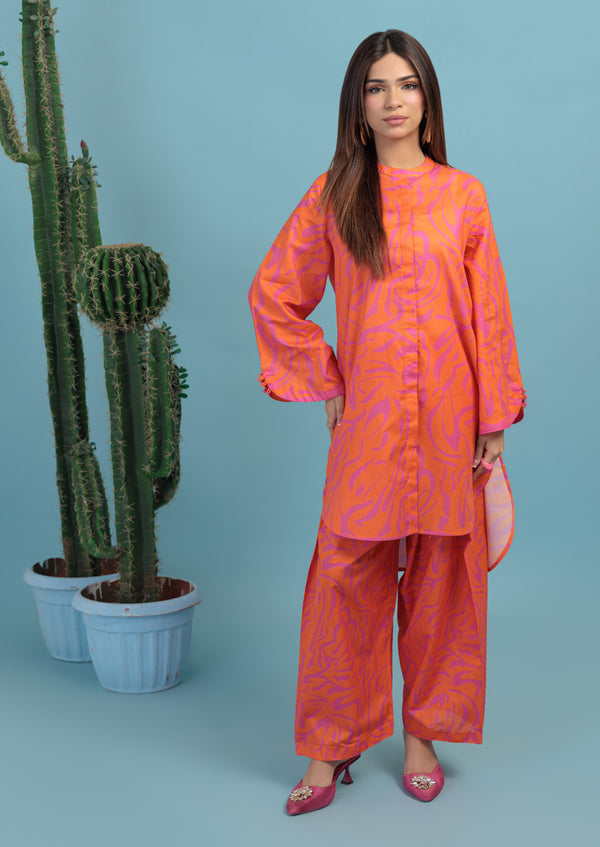 Orange-Cambric-1 Piece (WPS251P2018)