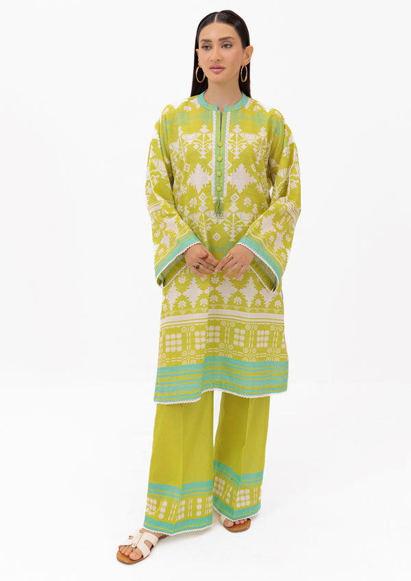 P-Green-Jacquard-2 Piece (WPS25P2P047)