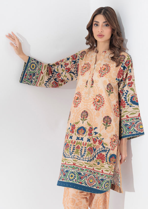 Beige-Viscose-2 Piece (WPS25P2P049)