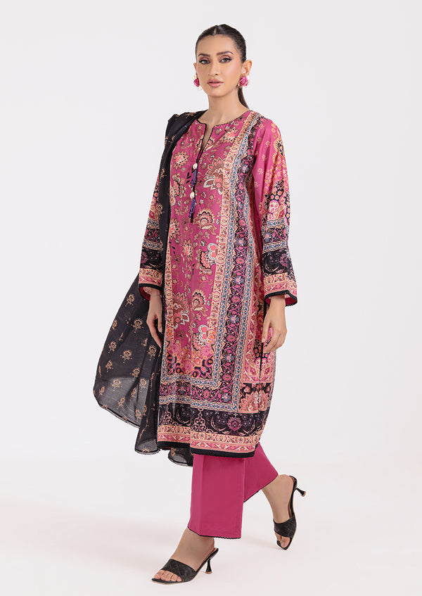 Magenta-Lawn-3 Piece (WPS25P3014)