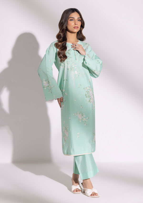S-Green-Cotton Silk-2 Piece (WPS25SE2019)