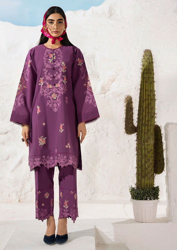 Purple-Cotton Silk-2 Piece (WPS25SE2020)