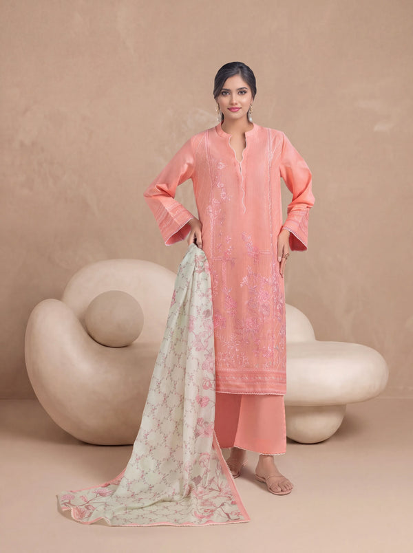 Peach-Dobby-3 Piece (WPS25SE3011)