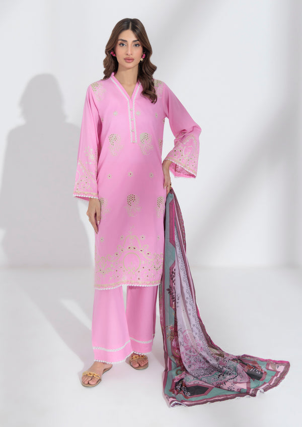 Pink-Cambric-3 Piece (WPS25SE3065)