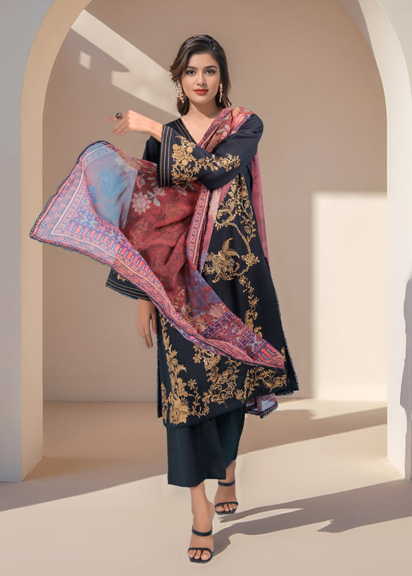Black-Cambric-3 Piece (WPS25SE3087)