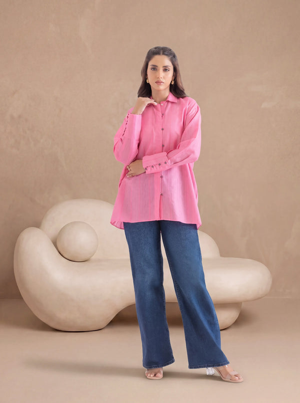 L-Pink-Jacquard-1 Piece (WPS25SL1003)